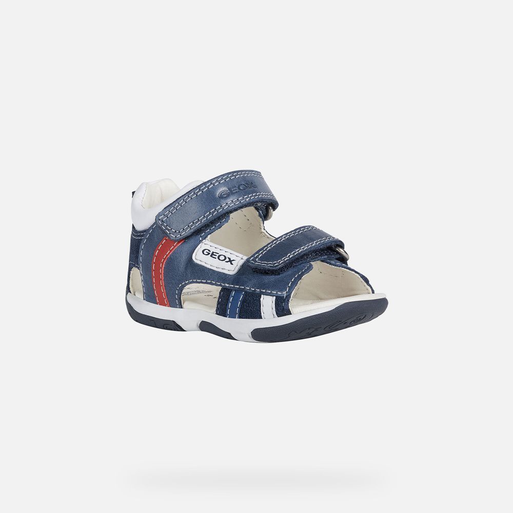 Sandalias Geox Bebe Azul Marinho - Tapuz Boy - ELDXT5260